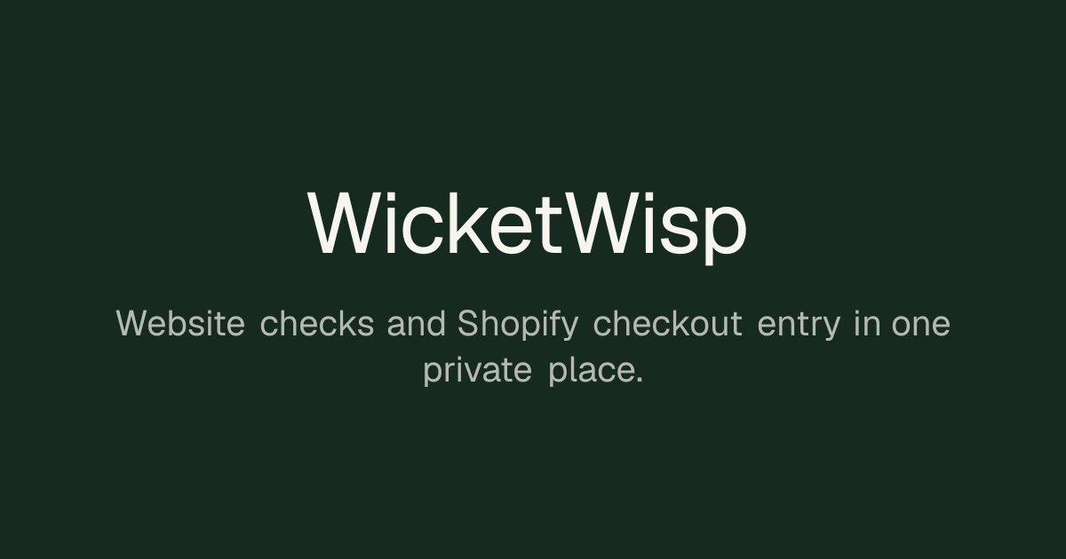 WicketWisp